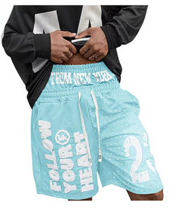 Shorts en jean double taille pour hommes – Tendance estivale, style décontracté streetwear - Product Image 5