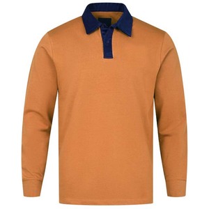 Maillot de rugby d'hiver pour homme imprimé 100 % coton personnalisable à manches longues – Performance et design unique – Nouvelle arrivée - Product Image 1