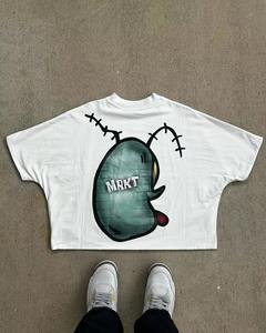 Camiseta Corta Transpirable de Alta Calidad para Hombre, Tejido Frontal 100% Algodón, Ecológica, Cuello Redondo, Impresión Serigráfica, Antiarrugas - Product Image 1