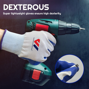 Guantes de Trabajo Reforzados con Recubrimiento de Nitrilo y Poliéster 13, para Jardinería, Económicos, de Seguridad, Venta al Por Mayor - Product Image 5
