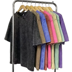 Camiseta Unisex Oversize con Lavado Ácido, Corte Cuadrado, Algodón Vintage Lavado para un Estilo Urbano y Looks Casuales Diarios - Product Image 2