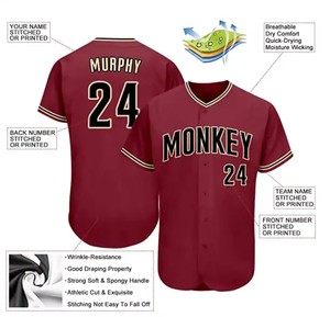 Camiseta de Béisbol Negra Corta Sublimada con Logotipo Personalizado de Alta Calidad para Hombre y Mujer - Product Image 3