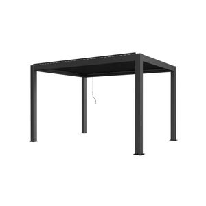 Multi-Function Manual Louvered <b>Canopy</b> Shutter <b>Sunshade</b> Blinds for Patio Balcony Pergola - Product Image 1