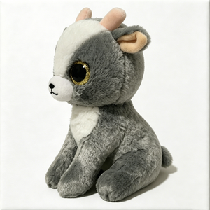 CustomizedBabyGoatPlush, FarmAnimalStuffedToy, GlitterEyePlush, CuteKidGoatDoll - Product Image 5