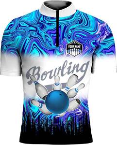 Wholesale OEM Sublimation UPF50 Sun Protect Men Fishing Polyester Quick Dry Short Sleeve Collar <b>Bowling</b> men Casual Polo Shirt - Product Image 5