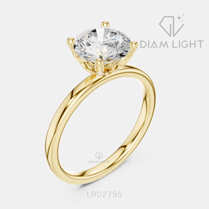 Bague solitaire en diamant de laboratoire taille ronde 2,00 carats, or blanc 14 carats, couleur F+, clarté VS+, certifiée IGI, nouvelle bague de fiançailles classique - Product Image 6
