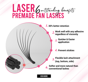 ขนตาปลอม Charmlash แบบพัดสำเร็จรูป ขายส่ง แพ็คเกจขนตาแบบกำหนดเอง ความยาวหลากหลาย งอน D รับผลิตแบบ OEM ODM ขนตาแบบสมมาตร นุ่มฟู - Product Image 6