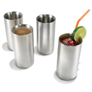 Vasos Apilables de Acero Inoxidable, Económicos, Irrompibles, para Cerveza o Agua, de Una Sola Capa - Product Image 5