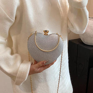 OEM ODM vintage bags for women customization women's <b>small</b> crossbody bag jewelry fashion heart shape korean bags women - Product Image 4
