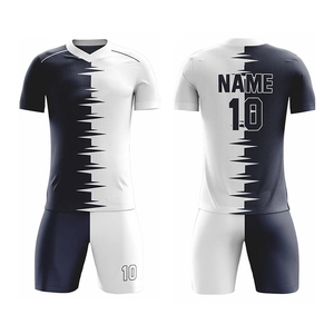 Service OEM personnalisé à faible MOQ, dernier style, uniforme de football pour hommes, qualité supérieure, ensemble d'uniformes de football personnalisés avec nom d'équipe - Product Image 1