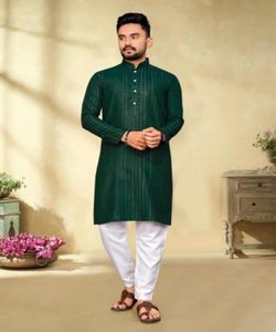 Men's Traditional White Cotton Breathable Wrinkle-Free Party Casual Wear <b>Ankle</b>-Length Regular Fit Indian Pakistani Style All - Product Image 1