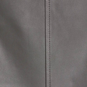 Veste en cuir véritable pour femme avec fermeture éclair, manches longues, col montant, style automne, vêtements d'extérieur décontractés, nouvelle collection - Product Image 6