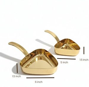 Cuencos de Acero para Servir con Asa, Acabado Dorado Martillado, para Aperitivos, Ensaladas, Servicio Elegante - Product Image 4