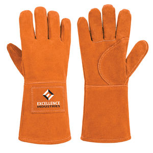 Gants de soudage en cuir durables 2026, résistants à la chaleur, pour la soudure industrielle et la fabrication - Product Image 1