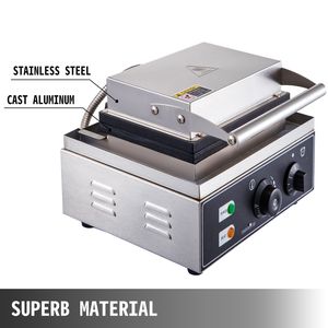 110V Commercial <b>Waffle</b> Donut Machine 6-Hole Double Sided Heating 50-300Celsius 1550W Non-Stick Doughnut <b>Maker</b> - Product Image 2
