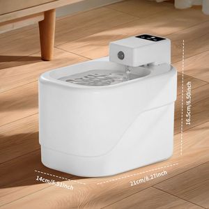 Dispenser d'Acqua Portatile per Animali Domestici, Filtrazione Multistrato, Grande Capacità, Design Elegante per Mantenere l'Acqua Fresca - Product Image 4