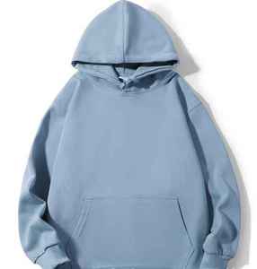 Sudadera con Capucha de Algodón de Color Sólido a Precio de Fábrica, con Estampado, Bolsillos Holgados en los Hombros, para Primavera y Otoño - Product Image 6