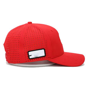 Casquettes de baseball sportives personnalisées à la mode, logo personnalisé, respirantes, imperméables, en coton, réglables, unisexes, casquettes de papa, design drapeau américain - Product Image 4