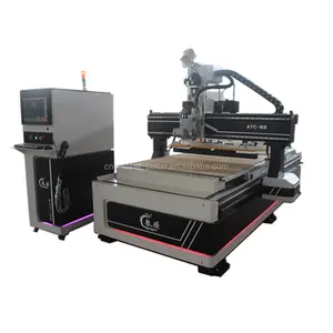 Mesin cnc mesin pertukangan kayu atc cnc spindel multi pekerjaan kayu atc mesin pertukangan cnc atc