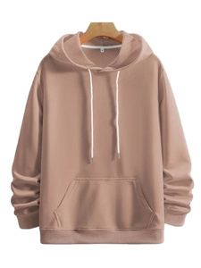 Men's Loose <b>Hooded</b> Sweatshirt Casual Pullover Hoodie Long Sleeve <b>Fleece</b> Streetwear Sweatshirt with Kangaroo Pocket Custom Logo - Product Image 5