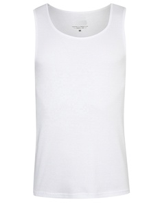 Men's White Tank <b>Top</b> Vest - Product Image 3