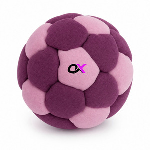 Oxva Industries Premium Brown Suede <b>Hacky</b> <b>Sack</b> Ball-Lightweight Eco-Friendly High Quality Soft Juggling Ball for All Ages - Product Image 2