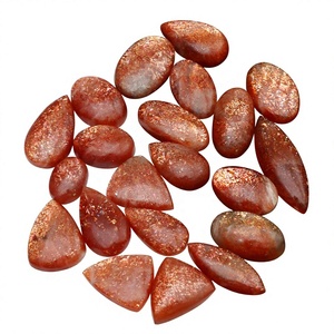 Piedra Preciosa de Sunstone Natural, Precio al por Mayor, Calidad AAA, Gemas Sueltas con Brillo, Lote de Cabujones para Joyería - Product Image 1