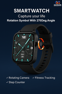 2025 QC ax10 MS10 Lady Android 8.1 Smartwatch 4G Sim GPS 2.06 inch AMOLED 270 xoay camera 2 + 32GB sức khỏe ai trợ lý giọng nói - Product Image 6