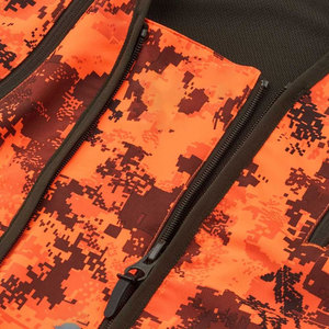 Chaleco de Caza Camuflado para Hombre, Chaqueta sin Mangas, Transpirable, Color Naranja - Product Image 4