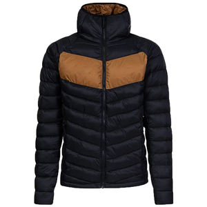 Manteau matelassé en duvet pour homme, imperméable, chaud, doublé de flanelle épaisse, avec capuche amovible, coupe-vent, veste d'hiver - Product Image 1