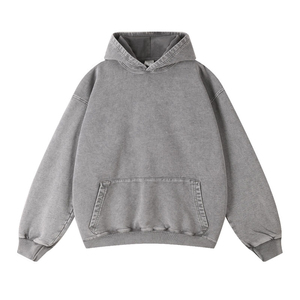 Wholesale 100% Cotton <b>Pullover</b> <b>Mens</b> Regular Fit Hoodie Winter Solid with Pocket Custom Logo & Design Breathable - Product Image 2