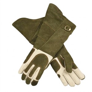 Heat Shield Welding Leather Gloves <b>Fire</b> Resistant Kevlar Stitched Long Gauntlet Mig Tig Welders Work Gloves Europe - Product Image 6