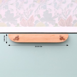 Stylish Wardrobe Cupboard Kitchen Hardware Accessory Door Hardware Handmade Wooden Furniture Pull Long <b>Slim</b> <b>Cabinet</b> Door Handle - Product Image 6