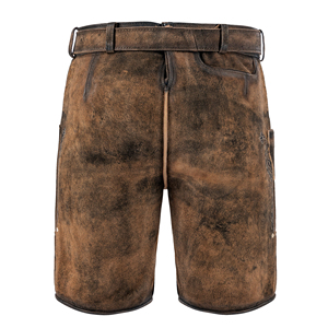 Vêtements de festival allemands authentiques |   Shorts en toile solide de style bavarois High Street |   Tenue en cuir personnalisée pour l'Oktoberfest - Product Image 3