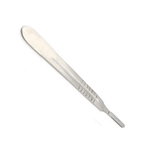 Cuchillo Quirúrgico Profesional con Mango Número 4 y 20 Hojas Estériles de Acero Inoxidable Reutilizables, Instrumento de Corte de Precisión - Product Image 5