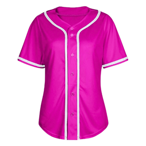 Camiseta de Béisbol Naranja de Primera Calidad para Mujer, Camiseta de Softbol con Botones, Manga Corta, Estilo Hip Hop, Camisetas Deportivas para Mujer - Product Image 6