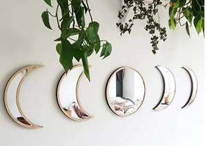 Miroir mural décoratif circulaire moderne à emboîtement, cadre en métal noir, miroir à accents multi-cercles pour salon, décoration d'hôtel - Product Image 3