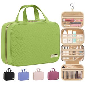 HOTOR Borsa da Toilette da Appendere per Donne e Uomini, Borsa da Viaggio per il Trucco con Ampio Scomparto per Organizzazione e Conservazione - Product Image 1