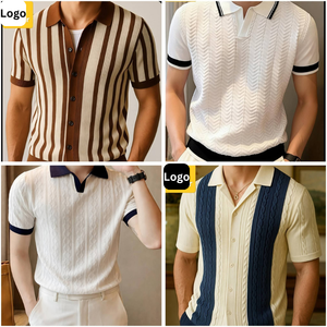 Chemise de golf personnalisée pour homme, unie, boutonnée, imprimée numériquement, respirante, séchage rapide, manches courtes, tricotée, décontractée, uniforme - Product Image 4
