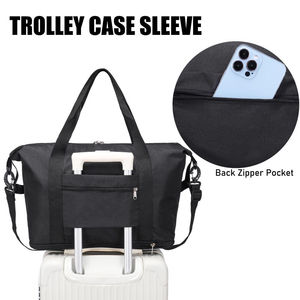 Bolsa de Viaje Profesional de Gran Capacidad con Múltiples Bolsillos, Funda Integrada para Carro y Compartimento Dedicado para Zapatos - Product Image 2