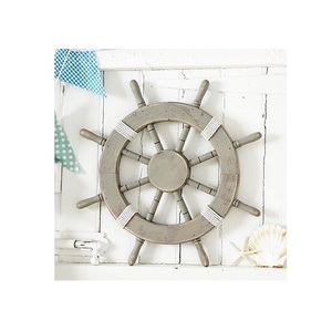 Wooden <b>Ship</b> <b>Wheel</b> Ocean Harbor Landmark Created to Enhance Coastal Decor with Graceful Maritime Inspired Presentation - Product Image 1