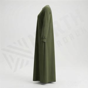 ชุดอาบายะห์ทันสมัย เรียบง่าย สำหรับผู้หญิง ผ้าเนื้อนุ่ม ระบายอากาศได้ดี ดูสง่างาม เหมาะสำหรับทำงาน ละหมาด เดินทาง แฟชั่นเสื้อผ้าขายส่ง - Product Image 3