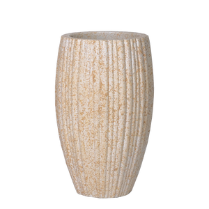 Maceta Artesanal de Color Beige Moteado, Estilo Clásico Minimalista para Uso en Suelos, con Acabado Mate Suave y Orificio de Drenaje - Product Image 2