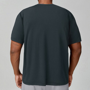 เสื้อยืดกีฬาคอกลมคุณภาพสูง ดีไซน์โลโก้ปรับแต่งได้ สำหรับผู้ชาย แห้งเร็ว เป็นมิตรกับสิ่งแวดล้อม - Product Image 3