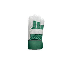 Guantes de Trabajo de Cuero Resistentes Holy Signs International, Verdes y Blancos, Lisos, 11 oz, Impermeables, Resistentes a la Abrasión, Antideslizantes, para Uso General - Product Image 2