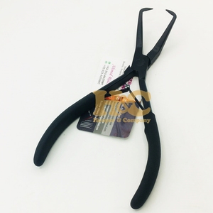 HOOPER COMPANY Pince à extensions capillaires professionnelle étanche, en acier inoxydable doré, pour micro-anneaux, avec logo durable et boucle facile - Product Image 2