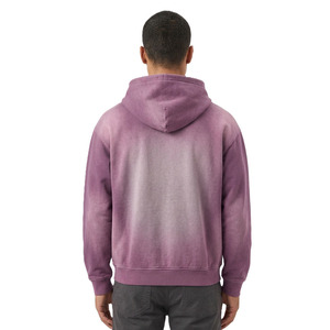 เสื้อฮู้ดดี้โอเวอร์ไซส์ สตรีทแวร์ ซิปเต็มตัว ผ้าฝ้ายฟลีซเนื้อหนา รับทำโลโก้ สายรูดปรับได้ ทรงหลวม สั่งผลิตจำนวนมาก OEM - Product Image 3