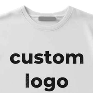 Camiseta de Hombre con Logotipo Personalizado, 100% Algodón, Cuello Redondo, Mangas con Doble Raya, Corte Holgado Informal, Manga Corta - Product Image 3