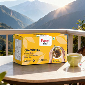 Camomila Calmante 100 Bolsitas (1.2g Cada Una) Delicadamente Infusionadas con Capullos de Flores Frescas - Product Image 2