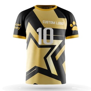 Camiseta de Fútbol Profesional para Hombre, Servicios OEM, Personalizada, Verano, 100% Poliéster, Secado Rápido, Manga Corta, Transferencia Térmica - Product Image 5